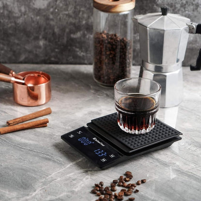 Wouter – Digitale precisie koffieweegschaal met ingebouwde timer